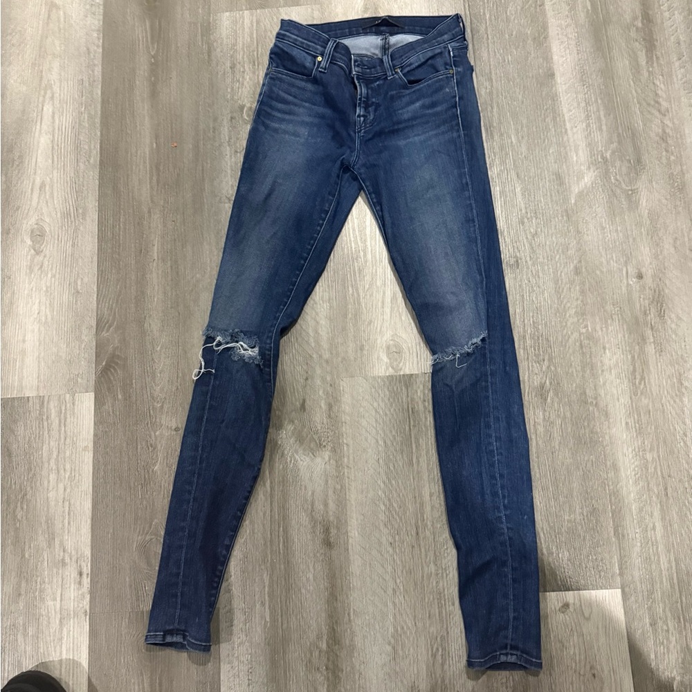 J Brand Dark Blue Skinny Jeans